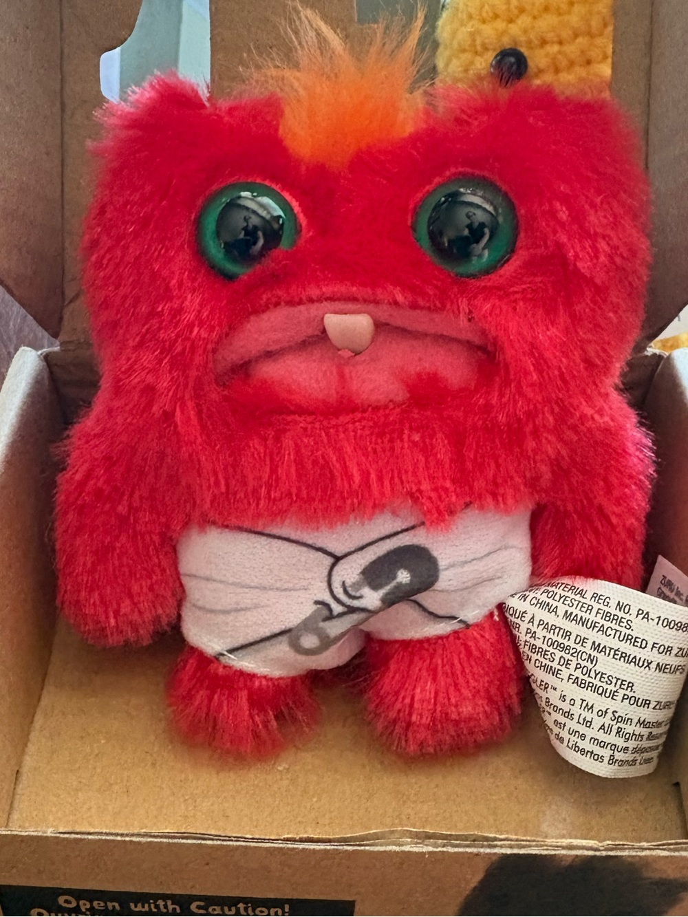 Baby Fugglers Red Fuzzy baby Fugg series 3